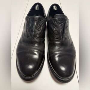Officine Creative black chunky sole slip on oxford shoes